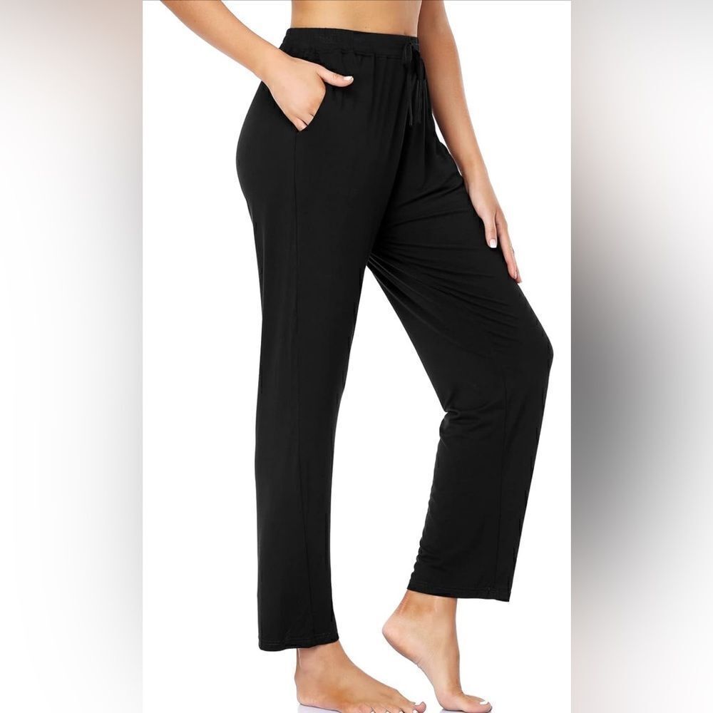 Sweatpants for Women with Pockets High Waist Yoga Pants Drawstring